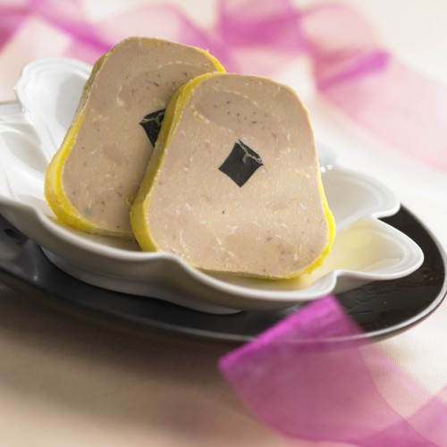 Bloc foie gras truffé