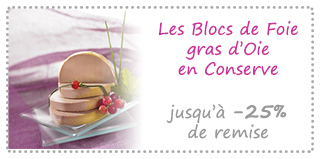 Les Blocs de Foie gras Oie