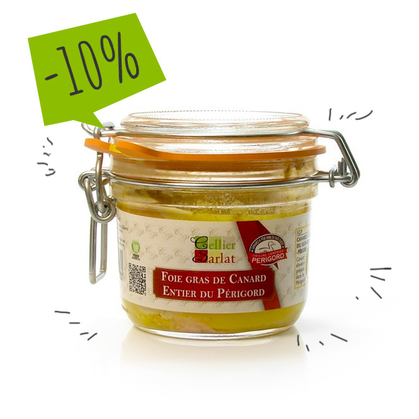 FOIE GRAS DE CANARD ENTIER DU PERIGORD 180g 