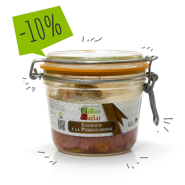 ENCHAUD A LA PERIGOURDINE (CONFIT DE PORC) 400g 