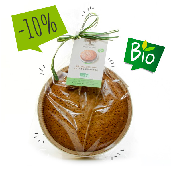 GATEAU AUX NOIX BIO DU PERIGORD AOP ARTISANAL 300g 