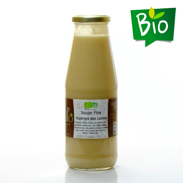 Soupe fine d'asperges des Landes BIO, 70cl