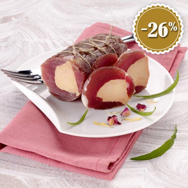 Canochon filet mignon de porc séché fourré au foie gras (160g +/- 20g)