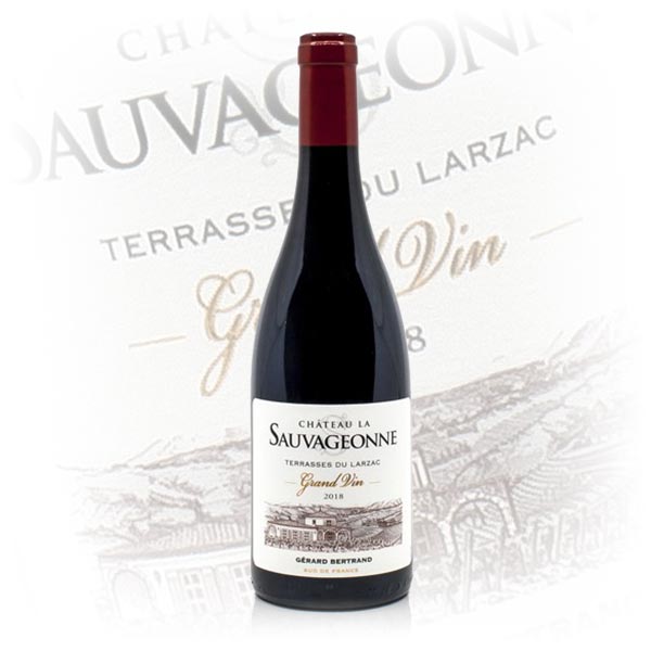 Château La Sauvageonne Grand Vin des Terrasses du Larzac rouge 2018 Bio 75cl
