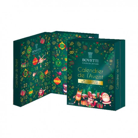 Calendrier de l'Avent BIO Chocolaterie Bovetti 150g