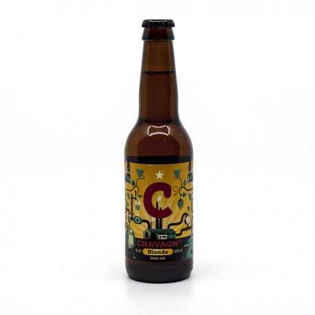 Bière blonde artisanale Brasserie Chavagn' 33cl