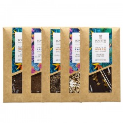 Lot de 5 tablettes de chocolat Bovetti 5 x 100g