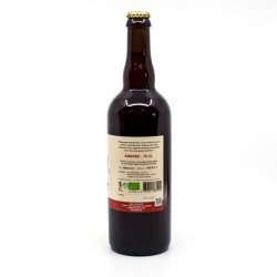 Bière Ambrée Artisanale du Périgord Laboureuse Brasserie Effrontad'Bio 75cl