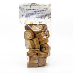 Mini Biscottes aux Noisettes et aux Noix du Périgord 100g