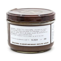 Véritable Pâte à Tartiner chocolat noir et noisettes