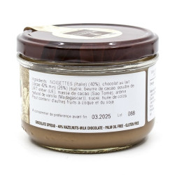 Pâte à Tartiner véritable Chocolat au Lait et Noisettes