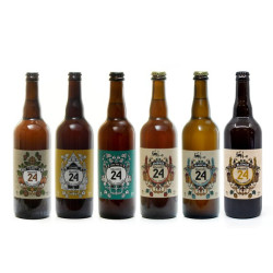 Promotion de 6 Bières Brassée 24 Mixte Saveurs 6x75cl