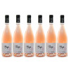 Carton de 6 Bouteilles de Domaine UBY Byo Rosé Cabernet Franc Merlot 2019 6x75cl