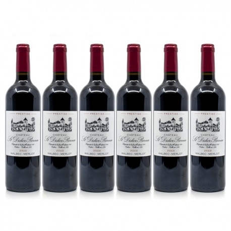 Promotion 6 Bouteilles de Château Saint Didier Parnac Prestige Fût AOC Cahors 2020 6x75cl