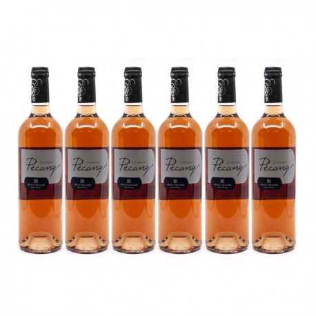 Promotion 6 Bouteilles de Château Pecany AOC Bergerac Rosé Bio 2023 6x75cl