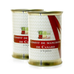 Lot de 2 Confits de Manchons de Canard 765g soit 1530g