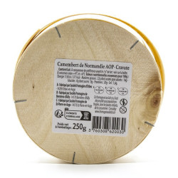 Camembert de Normandie AOP 21% LC 250g