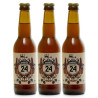 Lot de 3 Bières Brassée 24 Ambrées Brasserie Artisanale de Sarlat 33cl