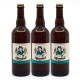 Pack de 3 Bières Blanches Artisanales Frenchie IPA Brasserie Effrontad' Bio 75cl