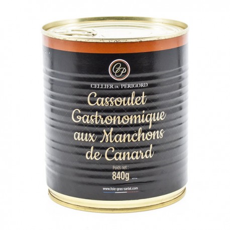 Cassoulet gastronomique aux manchons de canard 840g
