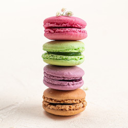 Coffret 16 macarons frais artisanaux Lucy Borie 330g