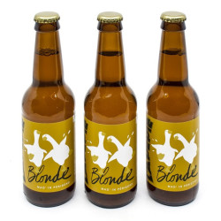 Lot de 3 Bières blondes Artisanales du Périgord Brasserie Lapepi BIO 33cl