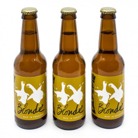 Lot de 3 Bières blondes Artisanales du Périgord Brasserie Lapepi BIO 33cl