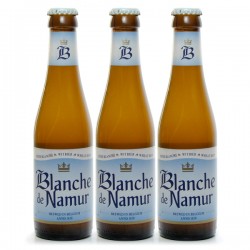 Lot de 3 Bières Belgique Blanche de Namur Blanches 25cl