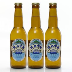 Lot de 3 Bières Blanches Artisanales du Quercy Brasserie RATZ 33cl