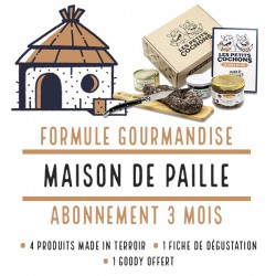 Box de Charcuteries Les Petits Cochons "Maison de Paille" Formule Gourmandise 3 mois