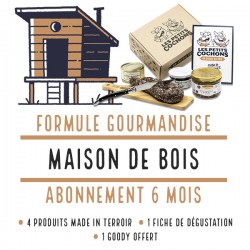Box de Charcuteries Les Petits Cochons "Maison de Bois" Formule Gourmandise 6 mois