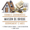 Box de Charcuteries Les Petits Cochons "Maison de Brique" Formule Gourmandise 12 mois