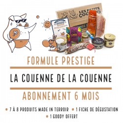 Box de Charcuteries Les Petits Cochons "La Couenne de la Couenne" Formule Prestige 6 mois