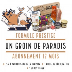 Box de Charcuteries Les Petits Cochons "Un Groin de Paradis" Formule Prestige 12 mois
