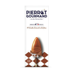 Etui de 10 sucettes caramel au lait frais 130g