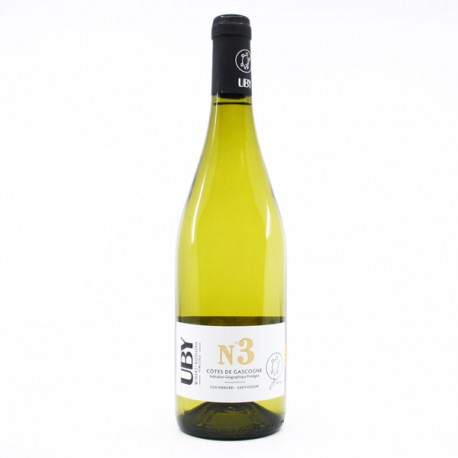 Domaine UBY Colombard-Sauvignon Blanc N°3 IGP Côtes de Gascogne 2024 75cl