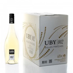 Carton de 6 Bouteilles Domaine Uby Bulles Fraiches Pétillant Vin de France 6x75cl