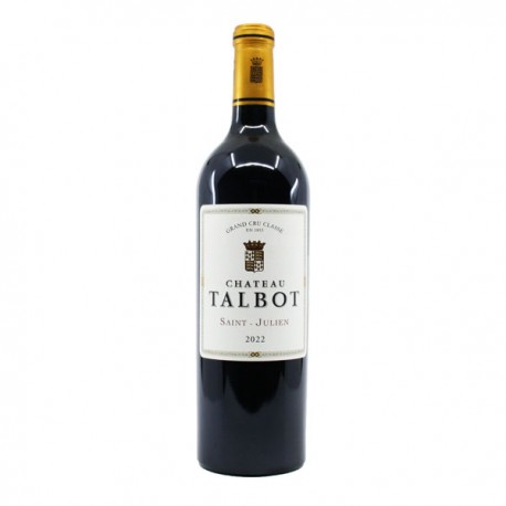 Château Talbot AOC Saint Julien 4ème Grand Cru Classé Rouge 2022 75cl