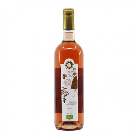 Château Miaudoux AOC Bergerac Rosé Bio 2024 75cl