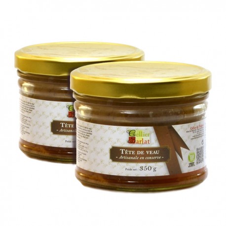 Lot de 2 Têtes de Veau Artisanales en Conserve 350g