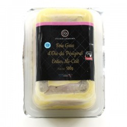 Foie Gras d'Oie du Périgord Entier mi-cuit 500g