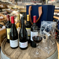 Cadeau Homme - Coffret Vin dans son sac à bouteilles
