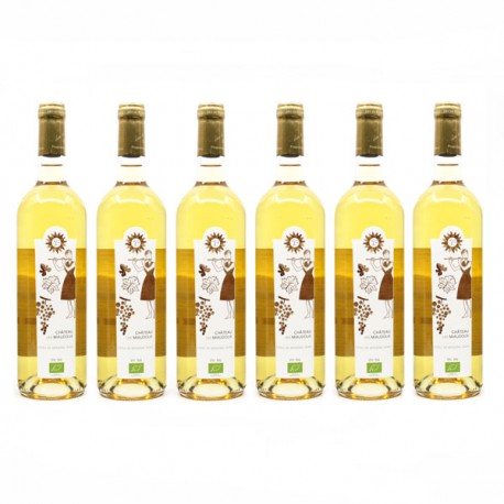Promotion 6 bouteilles Château Miaudoux AOC Bergerac Moelleux 2022, 75cl