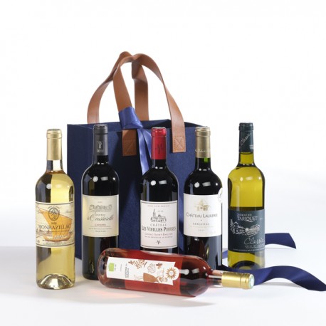 Coffret Grands vins 6 bouteilles
