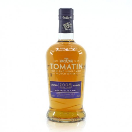 Whisky Ecosse Tomatin 12 ans Monbazillac malt 46° 70cl