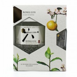 Gin Japon Roku 43° 70cl Coffret 1 verre Highball