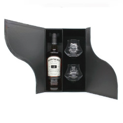 Whisky Ecosse Bowmore 12 ans single malt 40° 70 cl coffret 2 verres