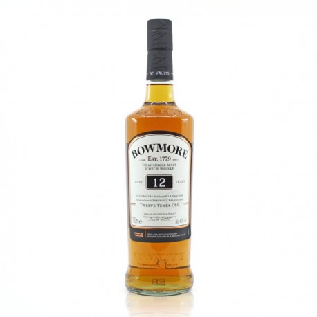Whisky Ecosse Bowmore 12 ans single malt 40° 70 cl coffret 2 verres