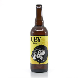 Bière blonde artisanale Domaine UBY 5.5° 75cl