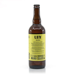 Bière blonde artisanale Domaine UBY 5.5° 75cl